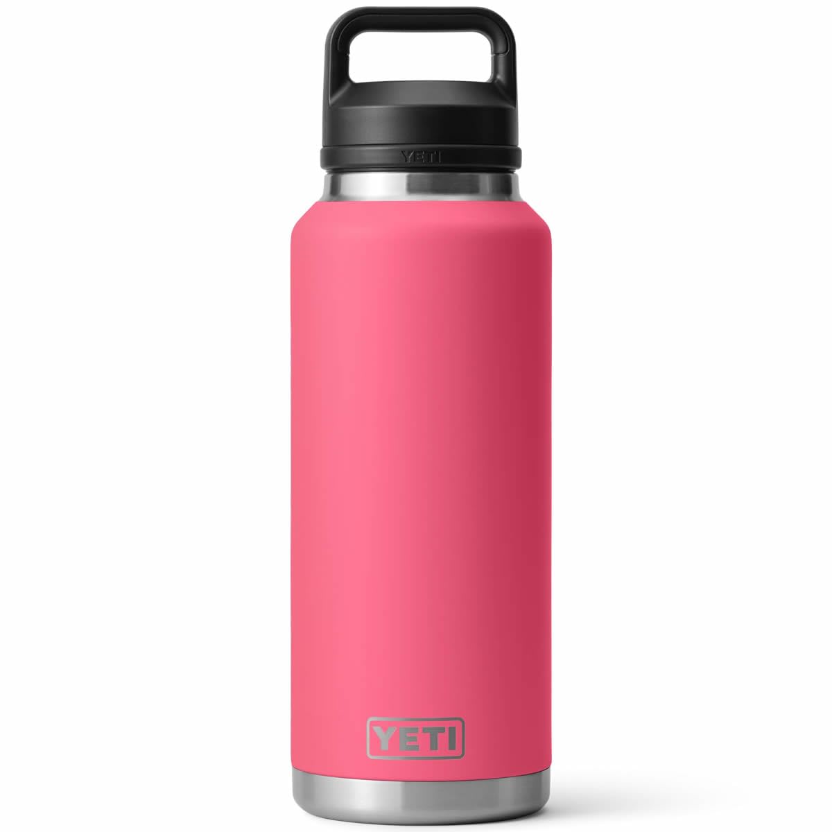 YETI Rambler 46 oz Bottle, Vacuum Insulated, Leakproof, Stainless Steel with Chug Cap, Black Forest Green