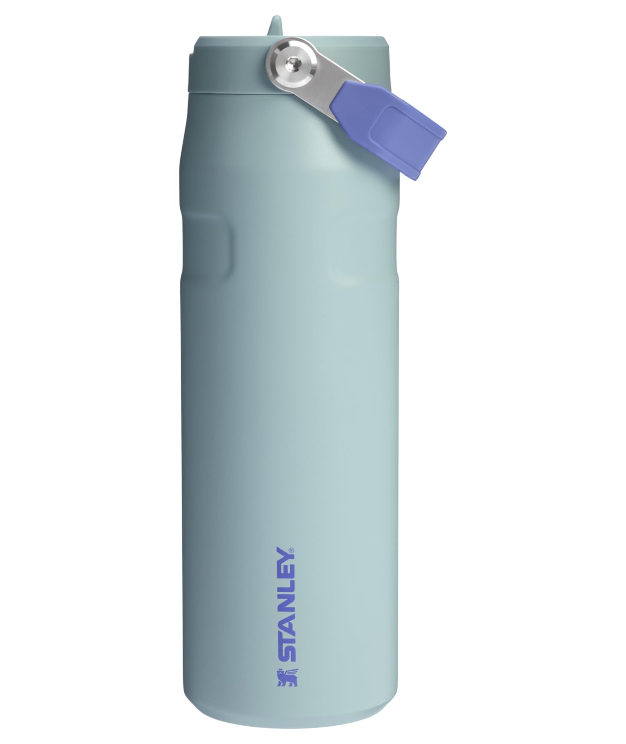 Stanley IceFlow Flip Straw 2.0 Water Bottle 24 oz | Built-In Straw with Larger Opening | Lightweight and Leak Resistant | Insulated Stainless Steel | BPA-Free | Twilight