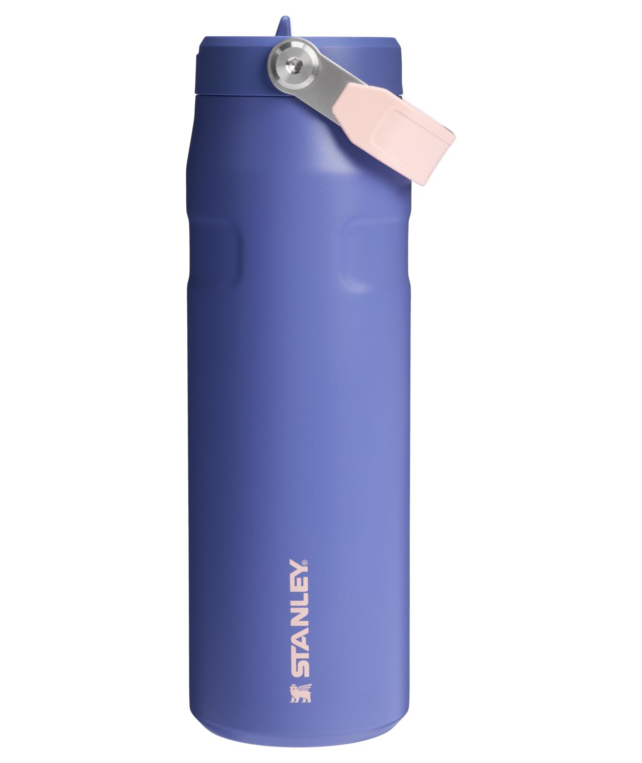 Stanley IceFlow Flip Straw 2.0 Water Bottle 24 oz | Built-In Straw with Larger Opening | Lightweight and Leak Resistant | Insulated Stainless Steel | BPA-Free | Twilight