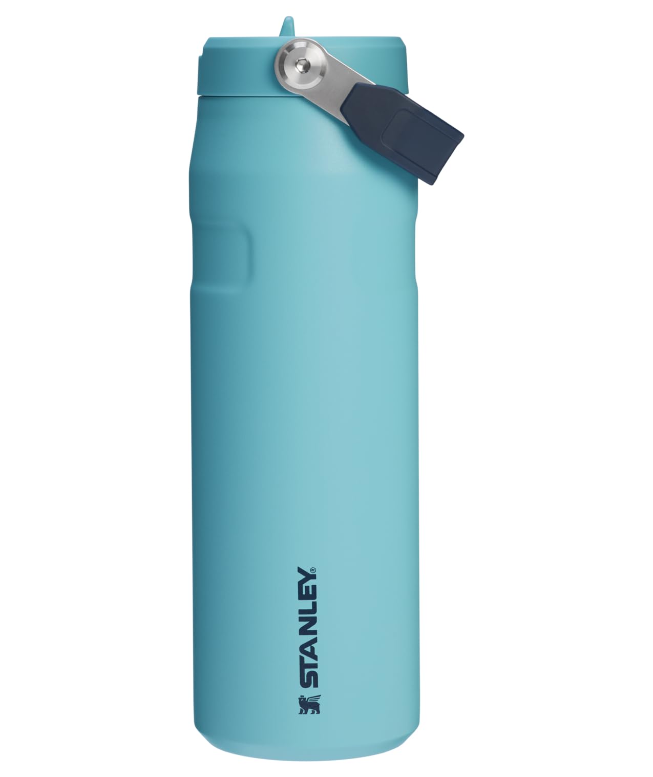 Stanley IceFlow Flip Straw 2.0 Water Bottle 24 oz | Built-In Straw with Larger Opening | Lightweight and Leak Resistant | Insulated Stainless Steel | BPA-Free | Twilight