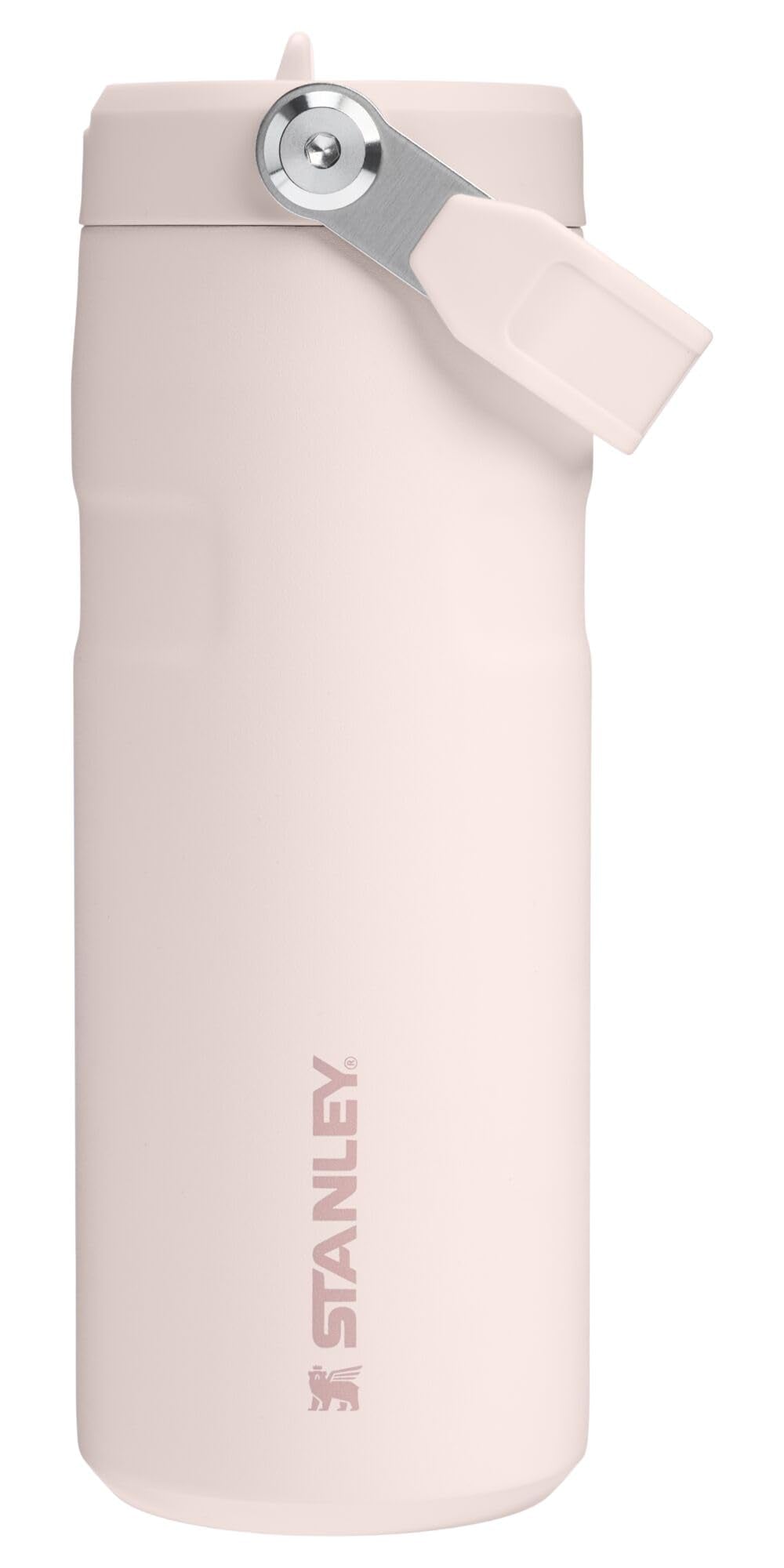 Stanley IceFlow Flip Straw 2.0 Water Bottle 24 oz | Built-In Straw with Larger Opening | Lightweight and Leak Resistant | Insulated Stainless Steel | BPA-Free | Twilight