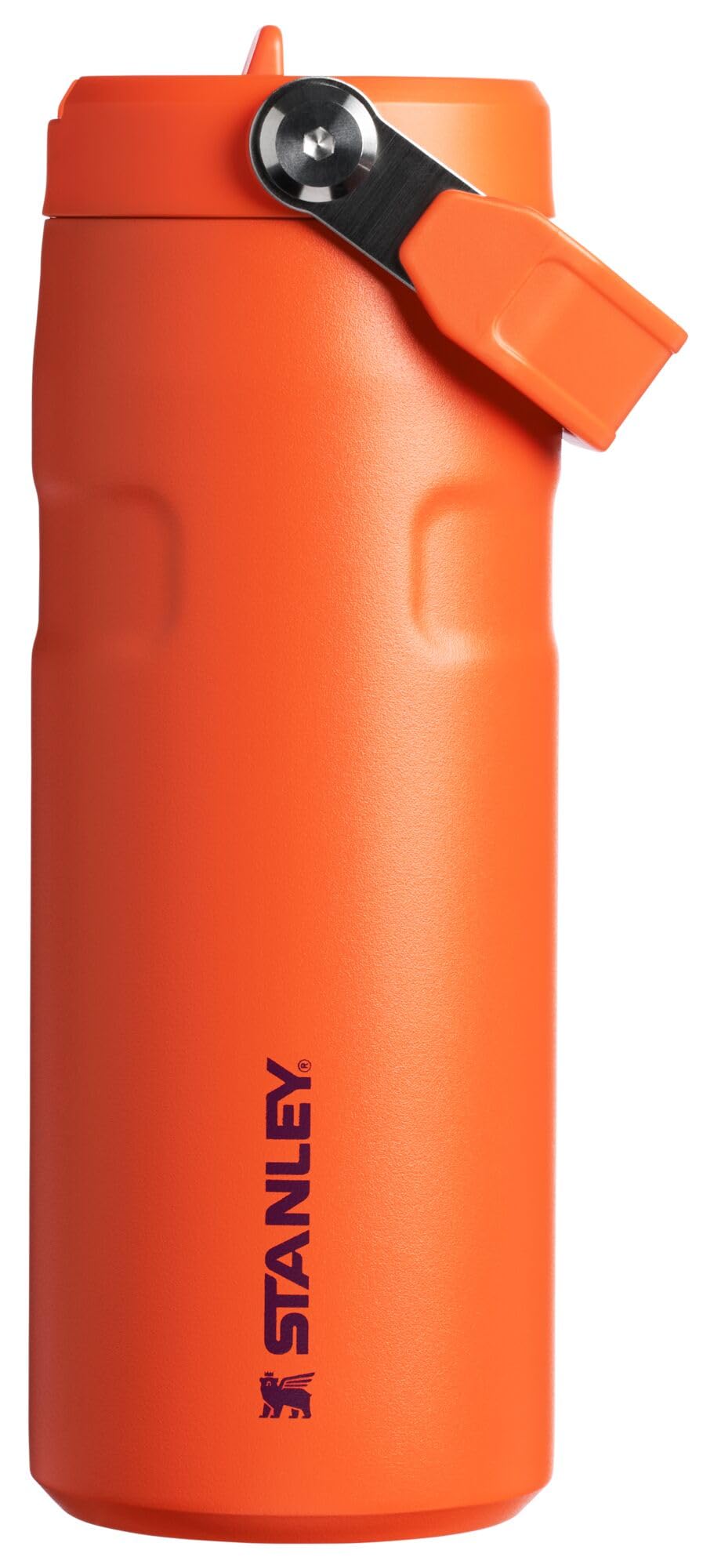 Stanley IceFlow Flip Straw 2.0 Water Bottle 24 oz | Built-In Straw with Larger Opening | Lightweight and Leak Resistant | Insulated Stainless Steel | BPA-Free | Twilight