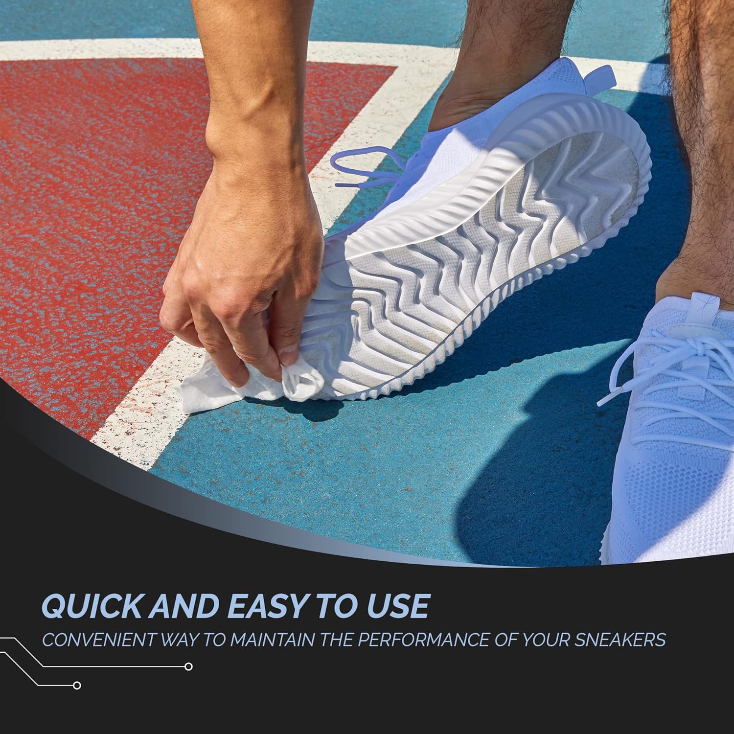GRIPEXX - 70 Shoe Wipes, Multipurpose Sneaker Wipes for Basketball & Sneakerheads - Alternative to Basketball Grip Spray